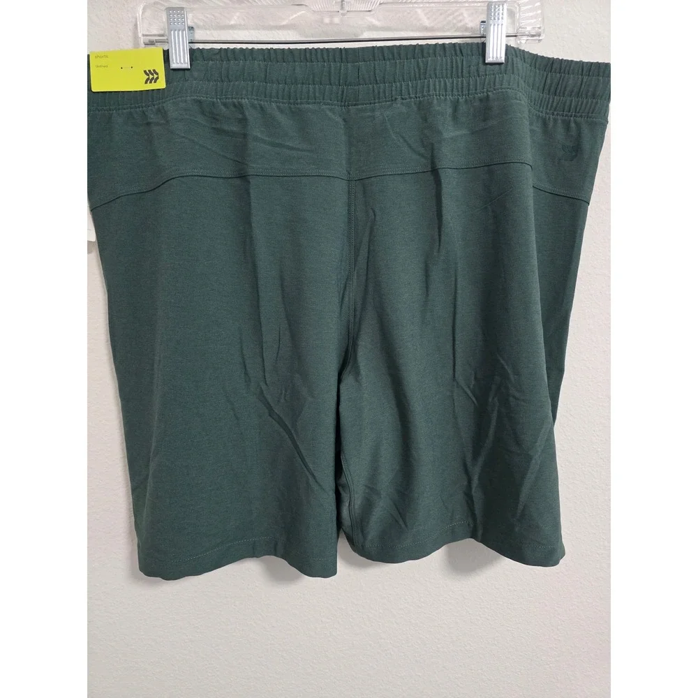 All In Motion Mens Everyday Woven Shorts Dark Teal Green XL 8 Inch Inseam NWT